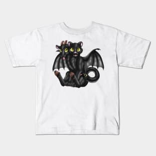 Chimera Cubs: Black Kids T-Shirt